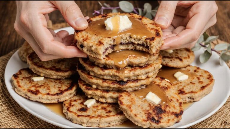 Diese einfache Rezeptur verwandelt dein Frühstück – gesunde Haferpfannkuchen ohne Zucker…