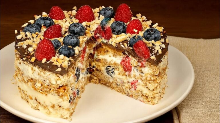 Dieser einfache Kuchen ohne Backen verändert alles – probiere ihn jetzt ohne Zucker…