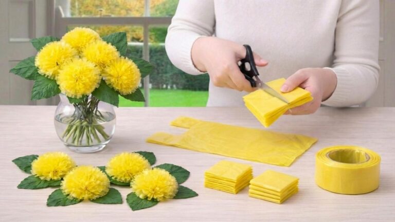 Dieser vergessene Trick verwandelt Plastiktüten in traumhafte Blumen für dein Zuhause…