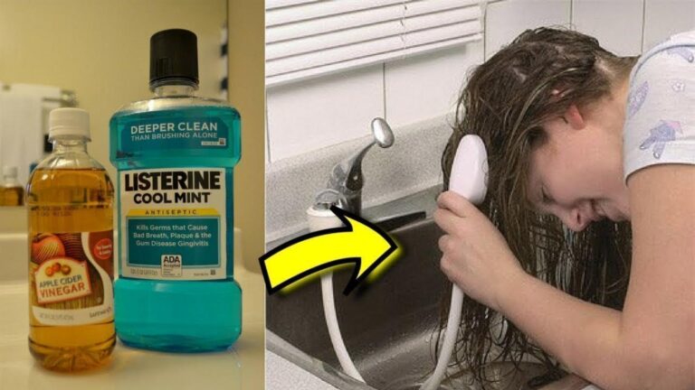 Dieser vergessene Trick mit Zahnspülung verwandelt dein Haar in eine glänzende Pracht…