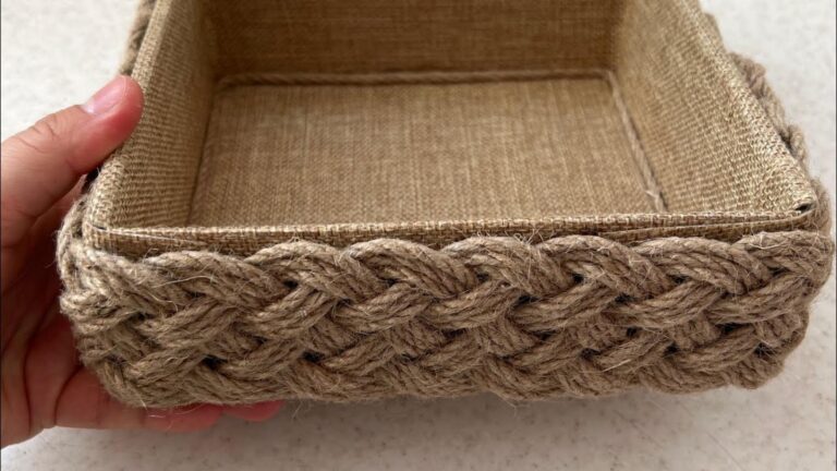 Dieser geniale Trick verwandelt alte Kartons in eine atemberaubende DIY-Korb-Oase …