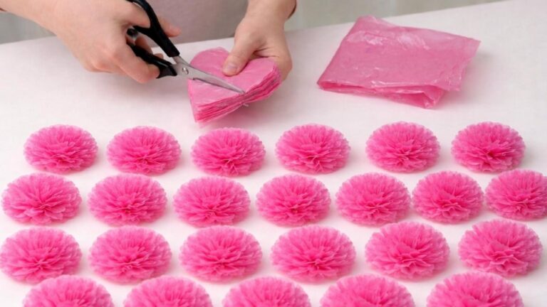 Diese kreative Idee verwandelt einfache Plastiktüten in einzigartigen Dekor für dein