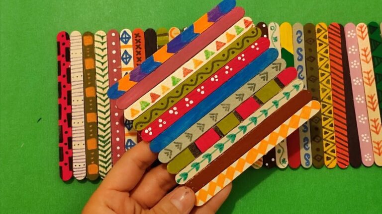 Eine einfache Idee, um aus Dondurma-Sticks etwas Unglaubliches für dein Zuhause zu