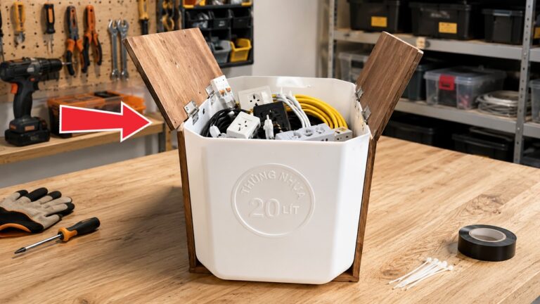 Verwandle 5 Plastikdosen in eine praktische Toolbox – Nie wieder Aufbewahrungsboxen kaufen!