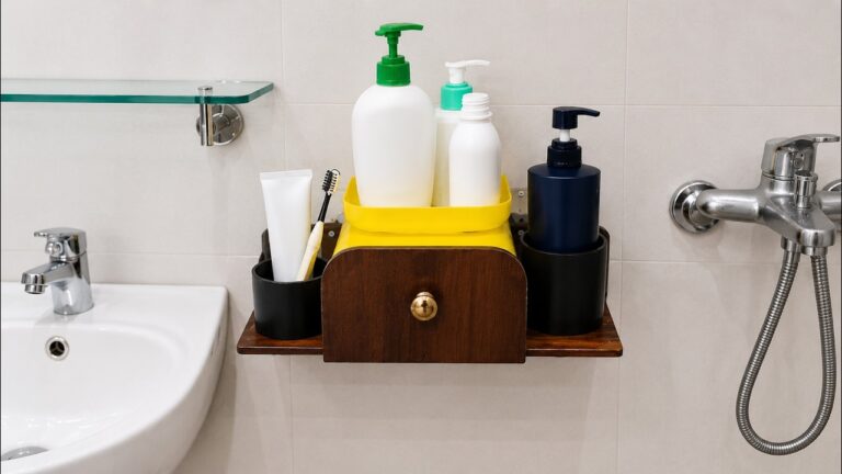 5 kreative DIY-Regalideen für dein Badezimmer aus recyceltem Kunststoff