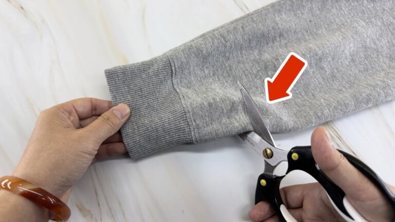 2 einfache Methoden, um zu lange Pullovernägel um 5 cm zu kürzen!