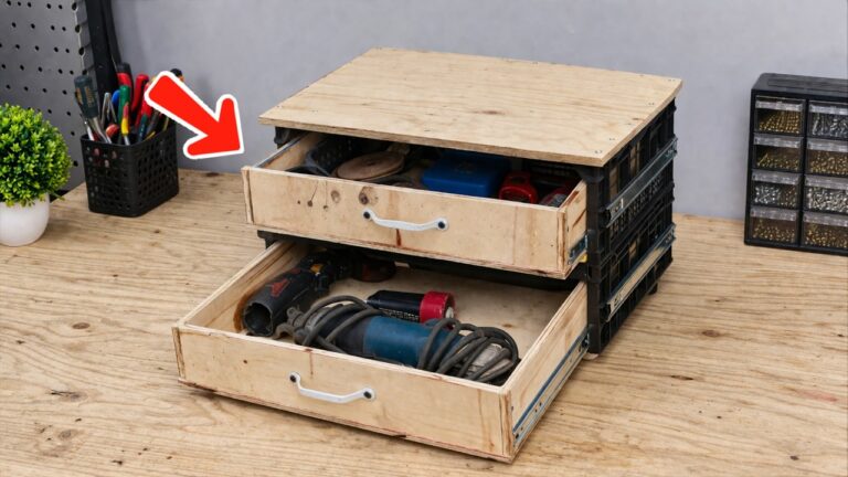 Baue in 5 Schritten eine praktische 2-Schubladen-Organizer-Box für dein Zuhause!