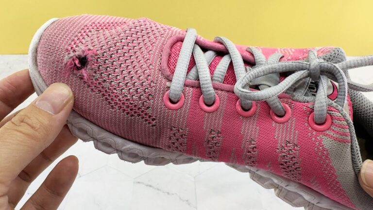 5 einfache Schritte, um Löcher in Schuhen unsichtbar zu reparieren!