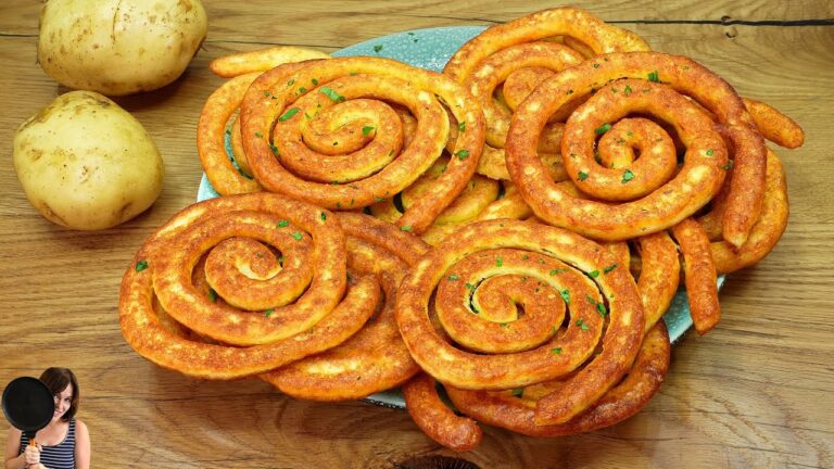 5 einfache Schritte zu knusprigen Tornado-Pommes Frites, die jeder lieben wird!