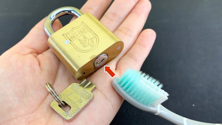 4 effektive Schritte, um einen abgebrochenen Schlüssel aus dem Schloss zu entfernen!