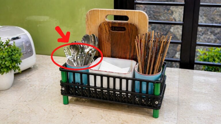 5 kreative Ideen für einen DIY Utensilienhalter aus einer Plastikbox