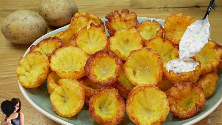 Unglaublich knusprige Kartoffeln mit nur 2 Zutaten – ein Rezept, das begeistert!
