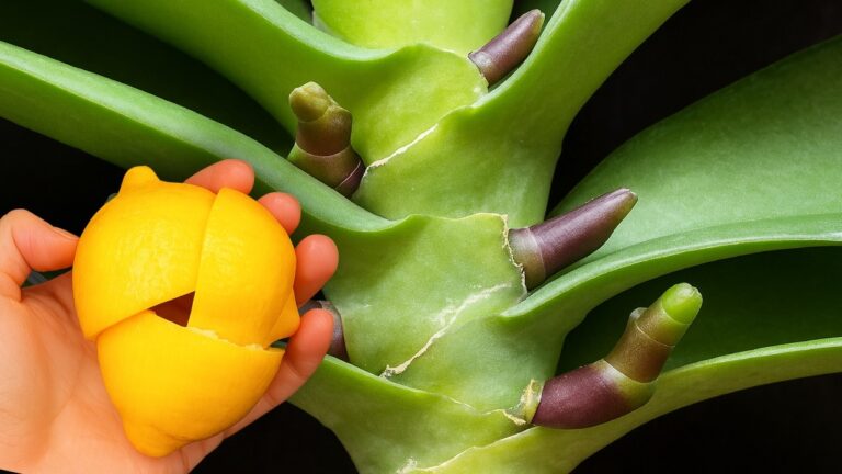 Mit 1 Zitrone pro Monat ganzjährig blühende Wurzeln und Blumen fördern!