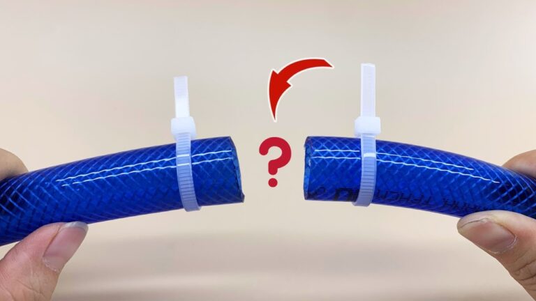 2 geniale Tricks, um zwei Schläuche ohne Adapter zu verbinden!