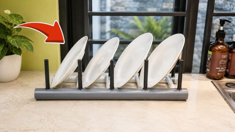 10 kreative Ideen für einen PVC-Rohre Geschirrständer in deiner Küche entdecken!