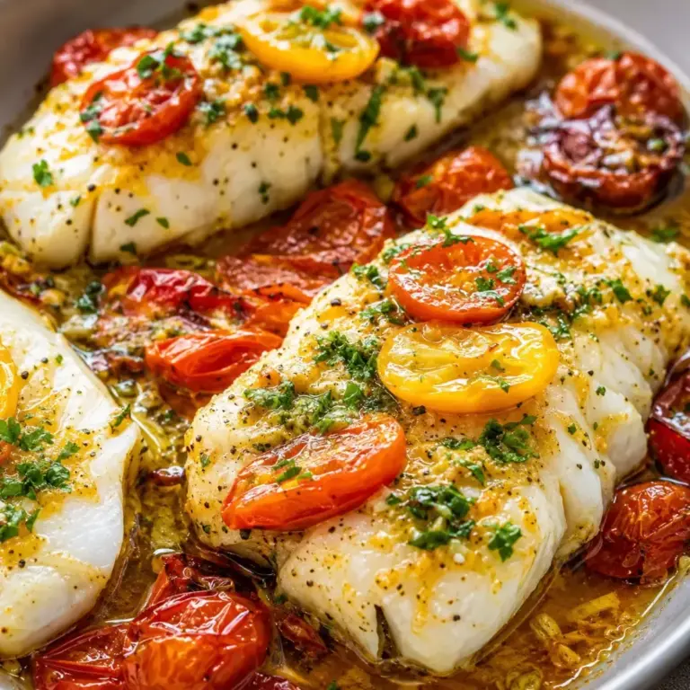 Kabeljau mit Cherrytomaten: Einfaches, leichtes und geschmackvolles Rezept