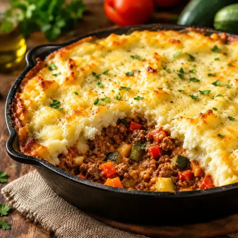 Sommergemüse-Hachis: Einfache, schmackhafte und überbackene Rezeptidee