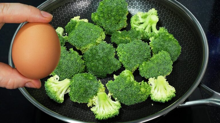 10-minütiges Rezept: Brokkoli mit Eiern für ein einfaches und leckeres Frühstück
