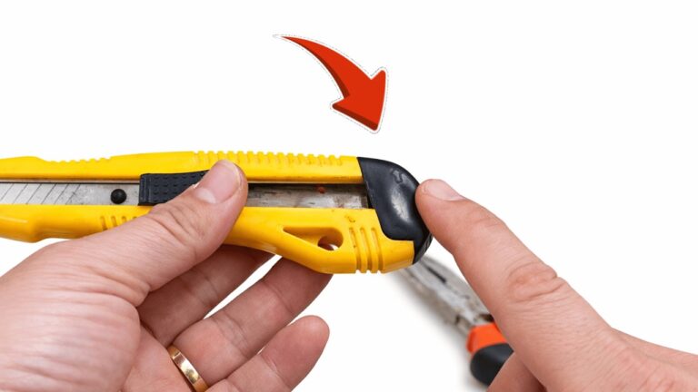 Entdecke 5 überraschende Vorteile der schwarzen Kappe am Cuttermesser!