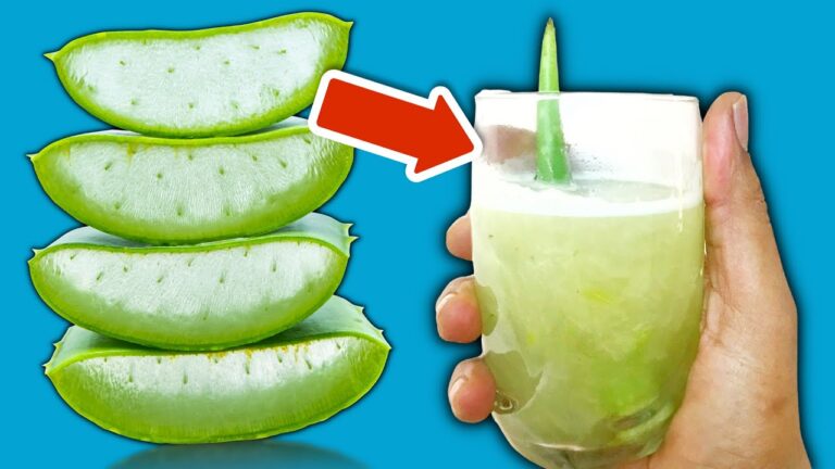 Trinke 1x pro Woche Aloe Vera Saft und entfalte 5 unglaubliche Vorteile für deine Gesundheit!
