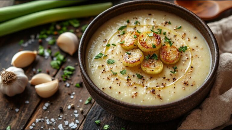 5 Gründe für die beste vegane Knoblauch-Lauch-Suppe, die du je probiert hast!