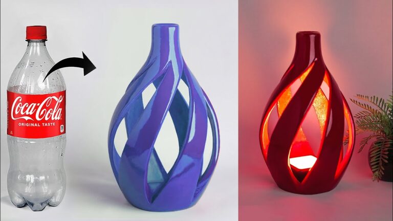 5 kreative DIY-Ideen für eine Tischlampe aus Plastikflaschen