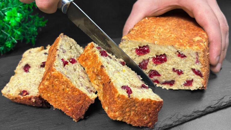 Gesunder Diätkuchen in 5 Minuten mit 1 Tasse Haferflocken und 2 Äpfeln!