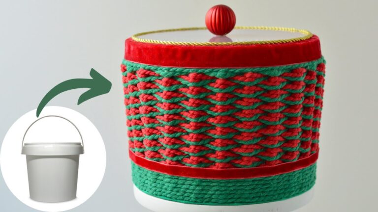 7 kreative Ideen für einen DIY Seilkorb als perfektes Weihnachtsgeschenk