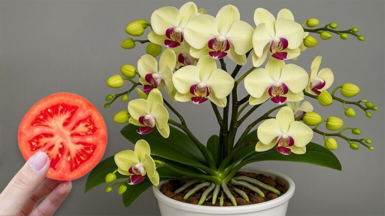 Eine Tomate, 5 Orchideenblüten – so einfach klappt’s mit dem Pflanzenwunder!