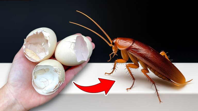 6 clevere Tricks, um Kakerlaken mit Eierschalen 100% loszuwerden!