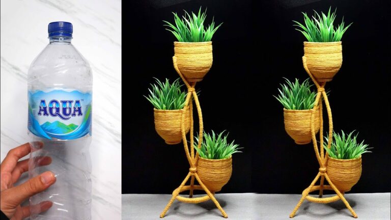5 kreative DIY-Ideen für eine Blumenvasen aus Plastikflaschen entdecken!
