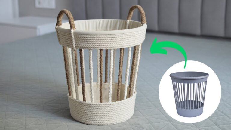 5 kreative Ideen für DIY Rope Basket aus Plastik-Eimern entdecken!