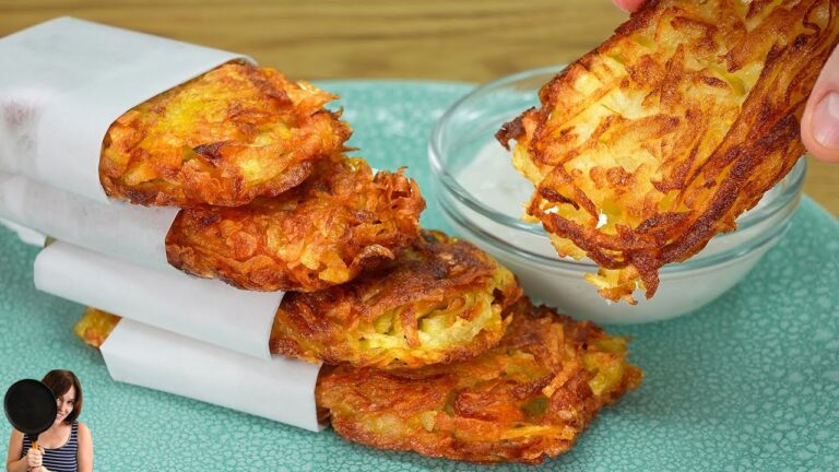 Knusprige Hash Browns aus 1 Kartoffel – Leckerer als bei McDonald’s!