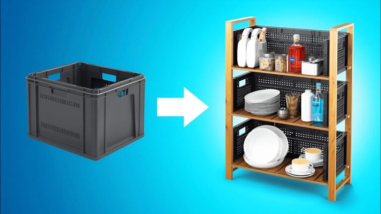 5 kreative Ideen, wie du alte Plastikboxen in ein stilvolles Regalsystem verwandelst!