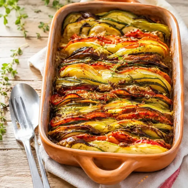 Einfaches Rezept für aromatisches Tomaten-Zucchini-Tian