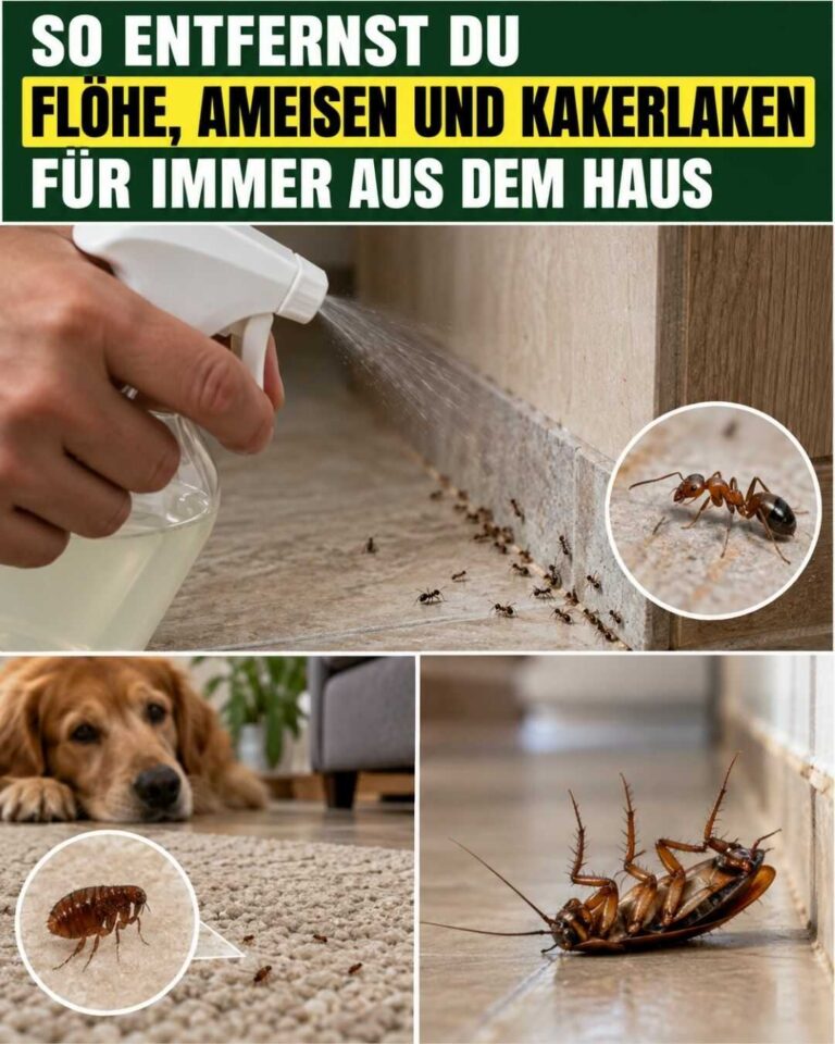 So wirst du Flöhe, Ameisen und Kakerlaken im Haus deutlich besser los