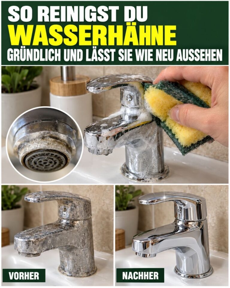 So reinigst du Wasserhähne gründlich und lässt sie wie neu aussehen