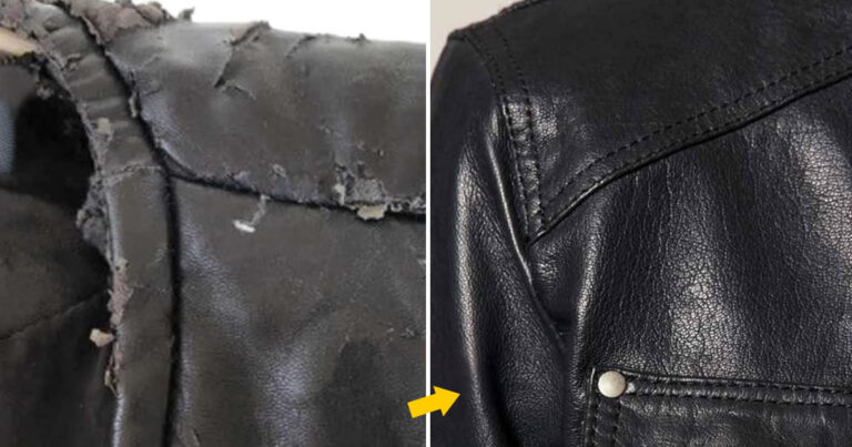 Fantastischer Trick, um Kunstleder an Jacken, Taschen, Schuhen oder Möbeln zu reparieren