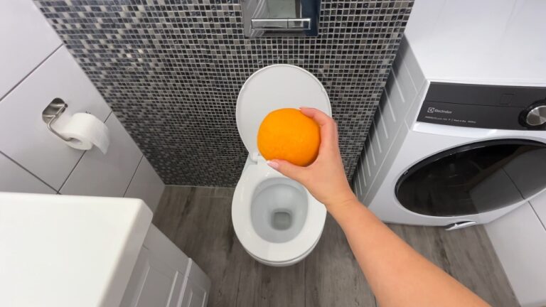 Warum du noch heute eine Orange ins Bad legen solltest
