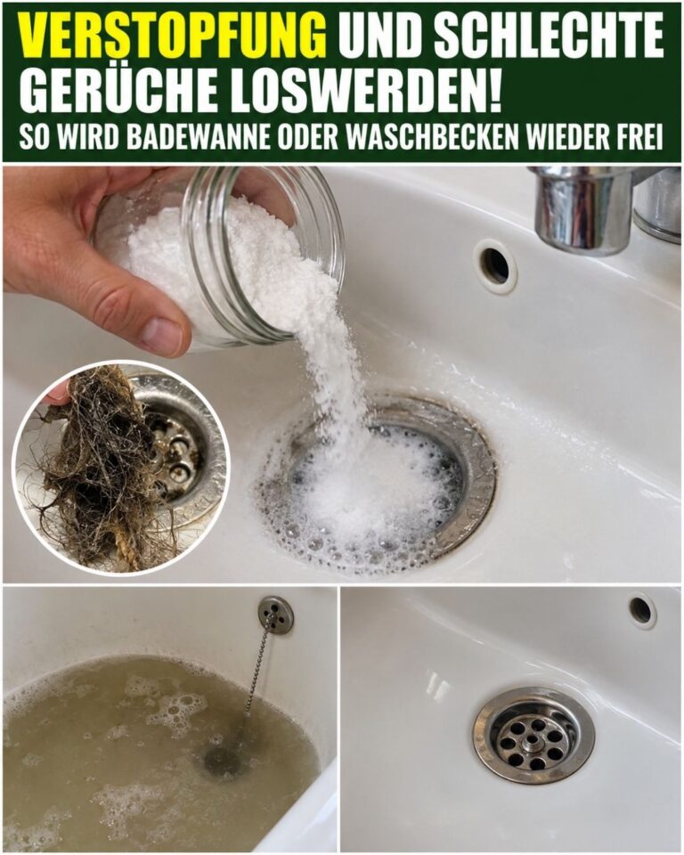 Verstopfung und schlechte Gerüche loswerden! So wird Badewanne oder Waschbecken wieder frei