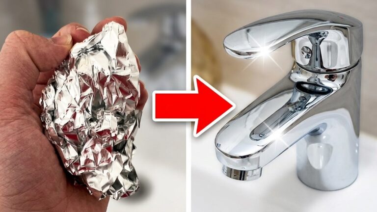 Das ist Gold für Wasserhähne! Sie glänzen tagelang und der Kalk kommt nicht zurück!