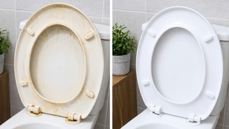 Schneeweiße Toilette in Minuten? Genialer Trick fürs Badezimmer
