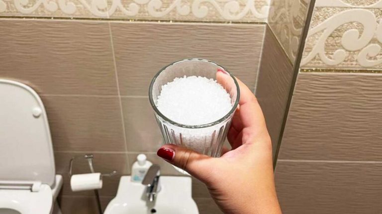Ein Glas grobes Salz reicht für 6 alltägliche Haushaltsprobleme!