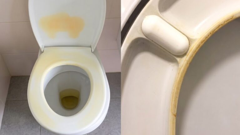 Saugt gelbe Flecken wie ein Schwamm auf. Wisch den Toilettensitz ab und vergiss das Problem