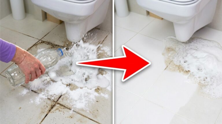Reinigungskräfte verheimlichen das! Gieß DIESE Flüssigkeit um das WC, und das Bad wird glänzen